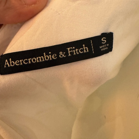 Abercrombie & Fitch White Floral Embroidered Romper - Picture 10 of 11